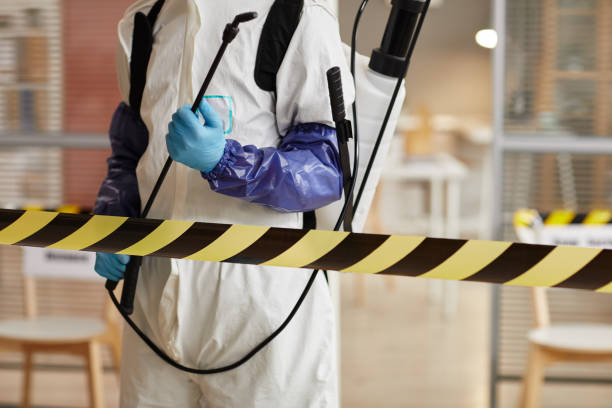 Professional Blood Cleanup technician working in Mountainside, NJ